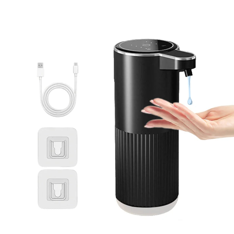 360ML Countertop Or Wall-Mounted IPX5 Waterproof 4-Levels Adjustable Foam/Gels Electric  Soap Dispenser