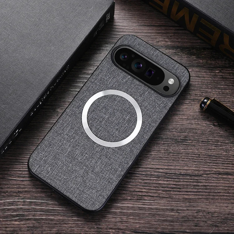 Fabric Cloth For MagSafe Case For Google Pixel 9 10 11Pro XL