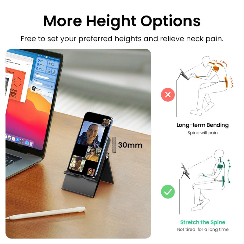 UGREEN Phone Stand Holder for iPhone 16 15 14 Pro Max