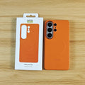 Original Leather For Magsafe Shockproof Case for Samsung Phones