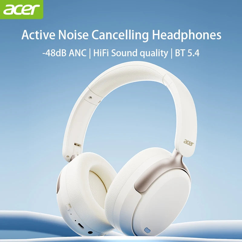 Acer ANC Wireless Headphone Noise Canceling Hi-Res Spatial Audio Earphone