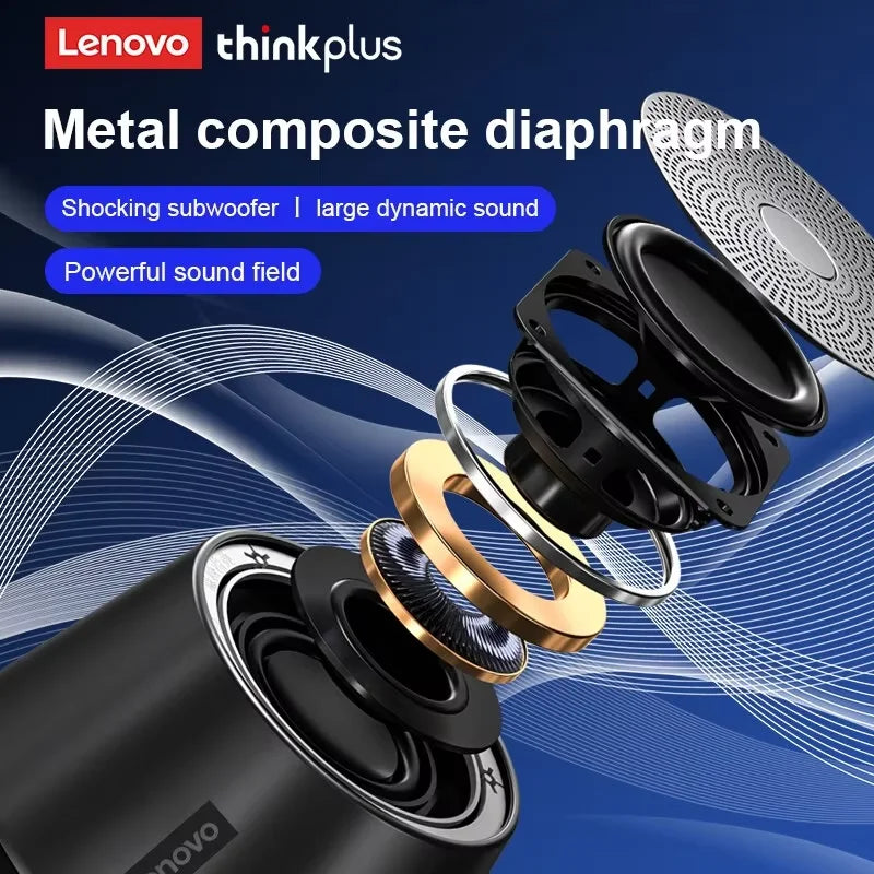 Original Lenovo Bluetooth V5.0 Speaker Big Audio With Deep Bass Sound