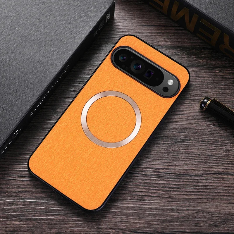 Fabric Cloth For MagSafe Case For Google Pixel 9 10 11Pro XL