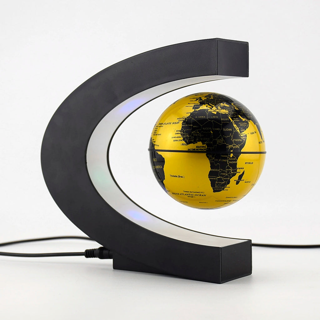 Magnetic Floating Levitation Globe LED World Map Electronic Antigravity Lamp