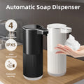 360ML Countertop Or Wall-Mounted IPX5 Waterproof 4-Levels Adjustable Foam/Gels Electric  Soap Dispenser