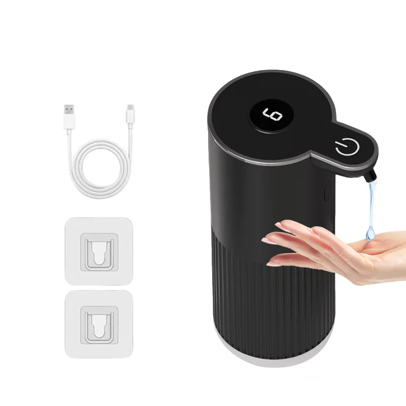 360ML Countertop Or Wall-Mounted IPX5 Waterproof 4-Levels Adjustable Foam/Gels Electric  Soap Dispenser